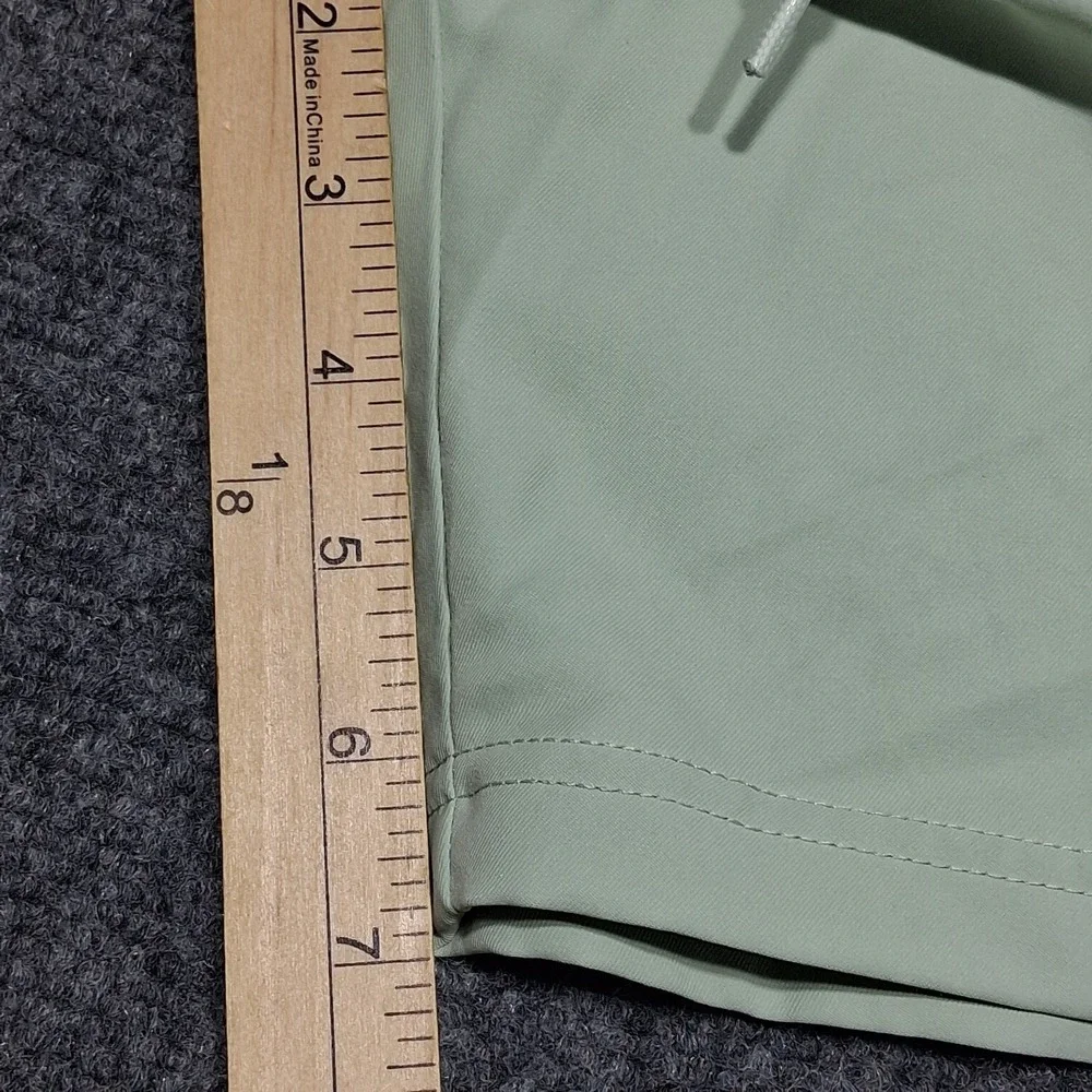 RBX Shorts‎ Youth Medium GreenSolid Athletic Fit Elastic Waist